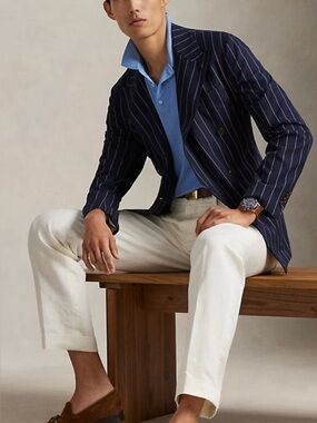 Polo Ralph Lauren Men’s Sky Blue Soft Cotton Polo Shirt - Classic Fit Size Large